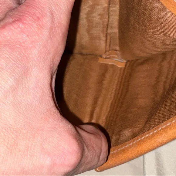 Celine Brown Monogram Canvas Tote with Tan Trim - Picture 9 of 11